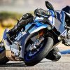 Yamaha Motorcycle Driver paint by numbers