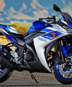 Yamaha R3 Motorcycle paint byb numbers