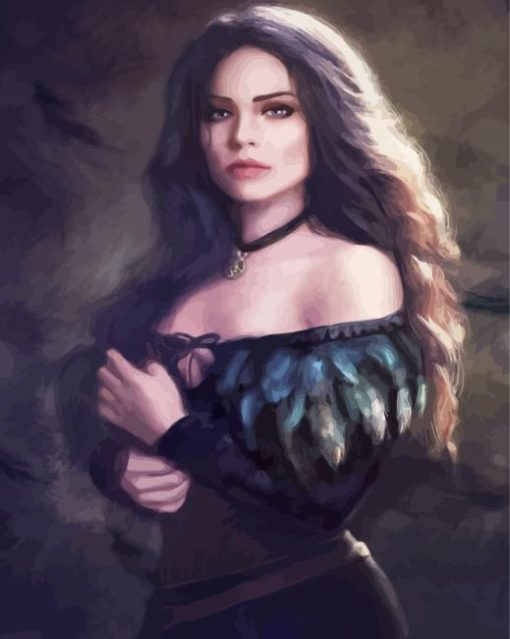 Yennefer De Vengerberg Character paint by numbers