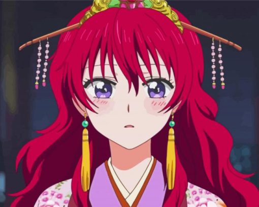 Yona Anime Girl paint by numbers