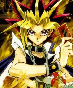 Yugi Mutou With Card paint by numbers