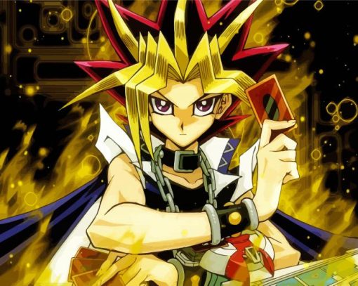 Yugi Mutou With Card paint by numbers