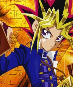 Yugi Mutou And Cards paint by numbers