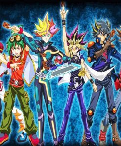 Yu Gi Oh Characters paint by numbers