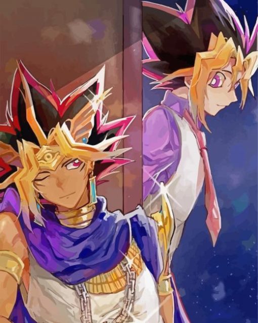 Yugi Muto Illustration paint by numbers