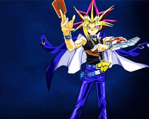 Aesthetic Yugi Mutou paint by numbers