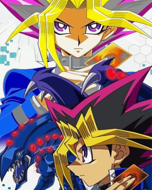 Yugi Muto Character paint by numbers