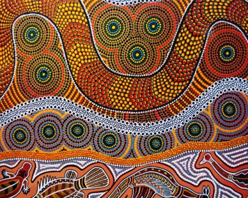 Aboriginal Art paint by numbers
