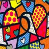 Aesthetic Abstract Heart Art paint by numbers