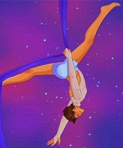 Aerial Dancer Art paint by numbers