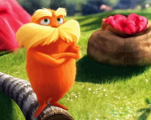 Lorax Cute Character paint by numbers