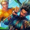 Aquaman Underwater paint by numbers