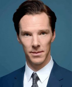 Classy Benedict Cumberbatch paint by numbers