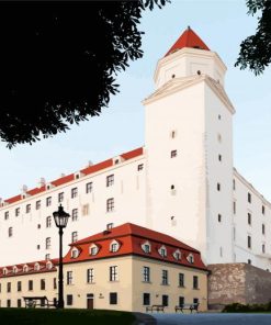 Bratislava Castle paint by numbers