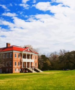 Aesthetic Drayton Hall paint by numbers