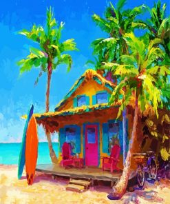 Beautiful Shack Art paint by numbers