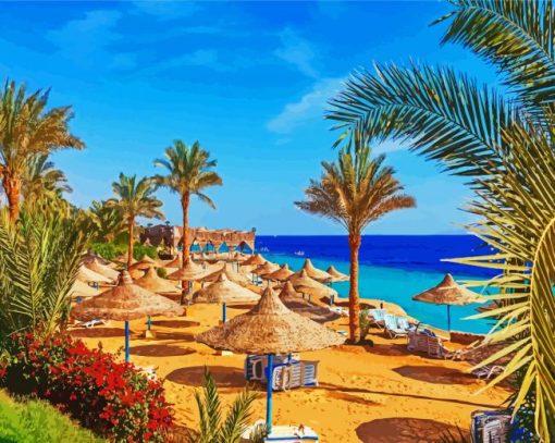 Aesthetic Sharm El Sheikh paint by numbers