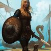 Aesthetic Shieldmaiden paint by numbers