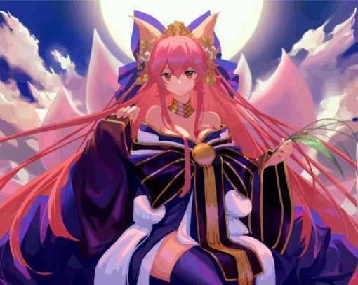 Pretty Tamamo No Mae paint by numbers