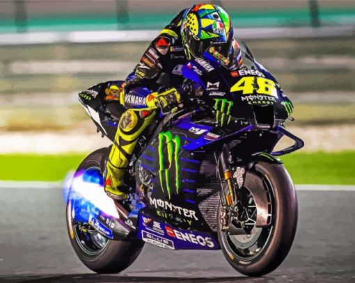 Valentino Rossi paint by numbers