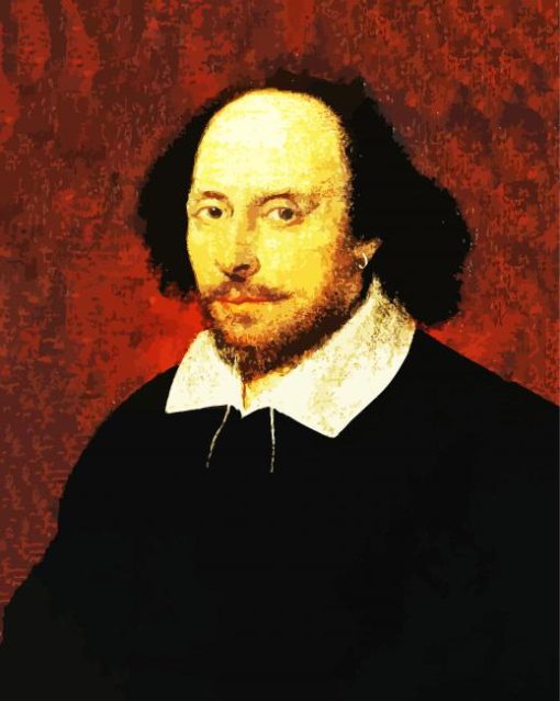 Portrait Of William Shakespeare paint by numbers