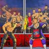 Aesthetics Wrestlers paint by numbers