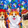 Aesthetics Cute Dogs paint by numbers