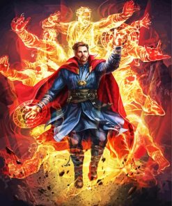 Powerful Doctor Strange paint by numbers