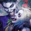 Crazy Joker Couple paint by numbers