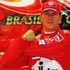 Aesthetic Michael Schumacher paint by numbers