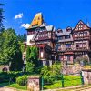 Sinaia Buildings paint by numbers