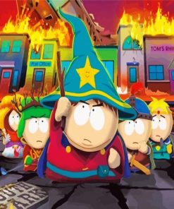 South Park Animation paint by numbers