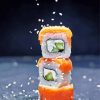 Delicious Sushi paint by numbers
