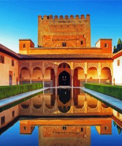 Alhambra Palace Water Mirror paint by numbers