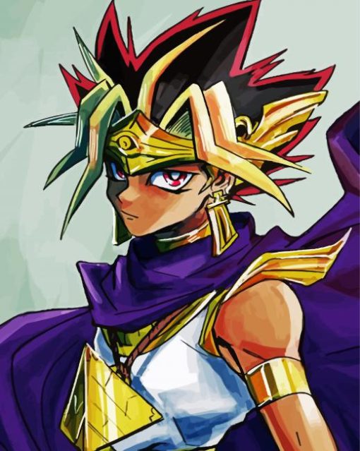 Yugi Muto Japanese Anime paint by numbers
