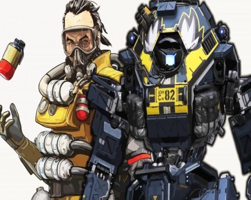 Apex Legends Titanfall paint by numbers