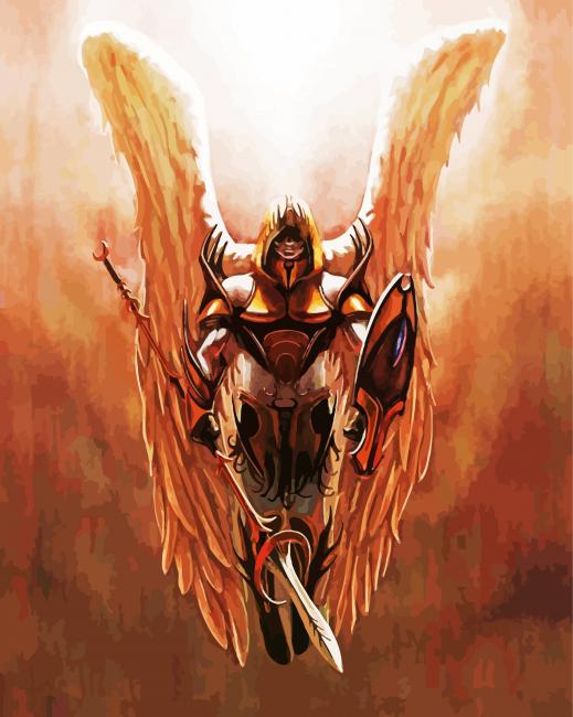 Aesthetic Archangel paint by numbers
