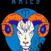 Aries Zodiac Sign Poster paint by numbers