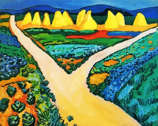 Vegetable Fields paint by numbers
