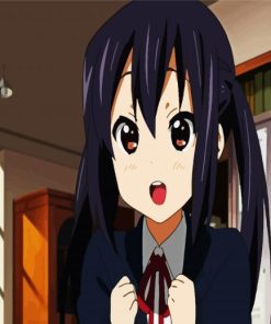 Azusa Nakano Anime Girl paint by numbers