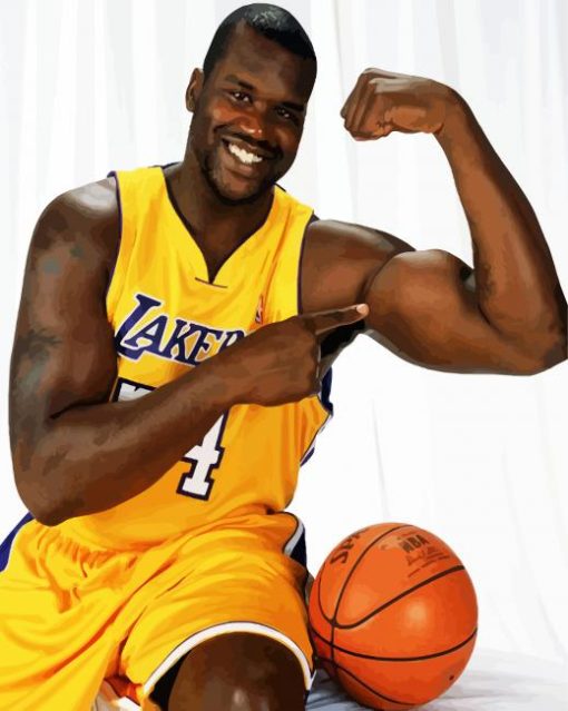 Shaquille Rashaun O'Neal paint by numbers