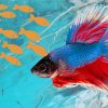 Aesthetic Betta Fish paint by numbers