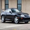 Black Toyota Supra Mark IV paint by numbers