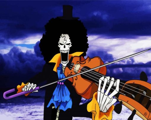 Brook Playing Violin paint by numbers
