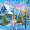 Christmas House paint by numbers