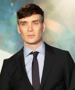 Classy Actor Cillian Murphy paint by numbers