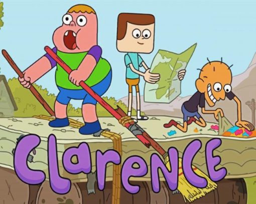 Clarence Animation paint by numbers