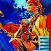 Colorful Saxophone Man paint by numbers