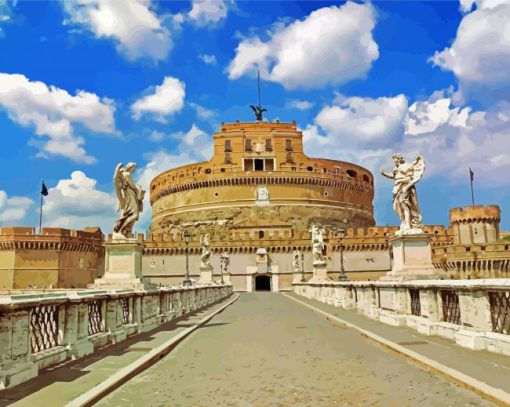 Castel Sant'Angelo paint by numbers