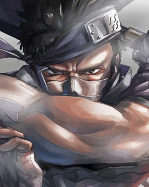 Cool Zabuza Momochi paint by numbers